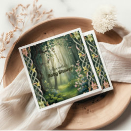 Serviette En Papier Baby shower forestier Whimsical