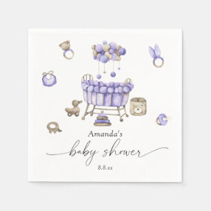 Serviette En Papier Baby shower genre neutre pour nourrisson