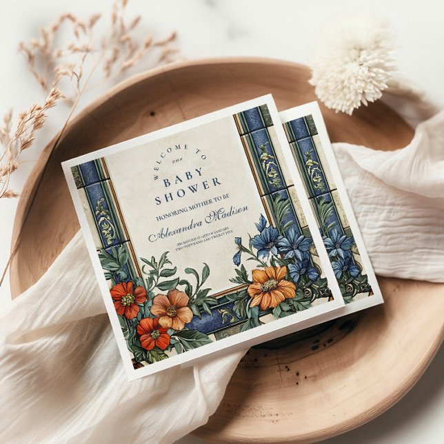 Serviette En Papier Baby shower italien Ciao (Créateur téléchargé)