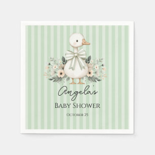Serviette En Papier Baby Shower Joyeux Oie Printemps Fête