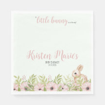 Baby shower lapin de Pâques