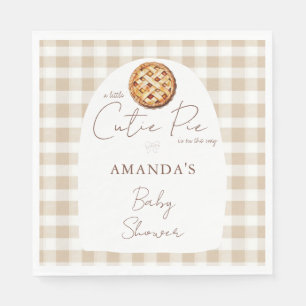 Serviette En Papier Baby Shower Little Cutie Pie Neutre