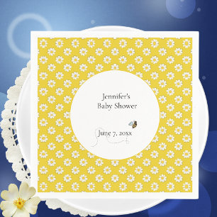Serviette En Papier Baby Shower Maman-à-Bee