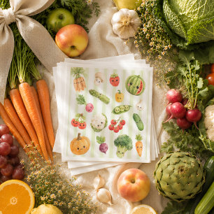 Serviette En Papier Baby Shower Marché de Producteurs Locaux