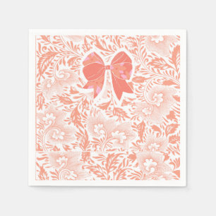 Serviette En Papier Baby shower mariage pêche