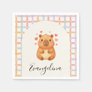 Serviette En Papier  Baby-Shower Mignon Capybara
