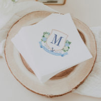 Baby shower Monogramme côtier peint à la main par 