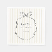Baby shower neutre de cou lunaire