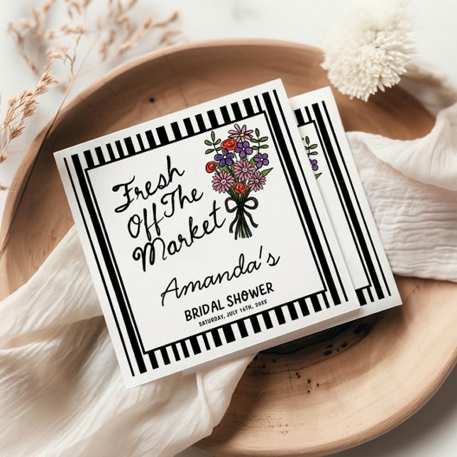 Serviette En Papier Baby Shower ou Enterrement de Vie de Jeune Fille  (Créateur téléchargé)