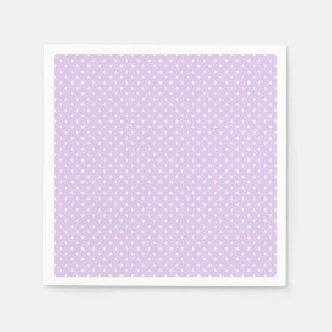Serviette En Papier Baby Shower Pastel Rose à pois