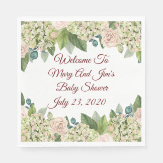Serviette En Papier Baby shower personnalisé