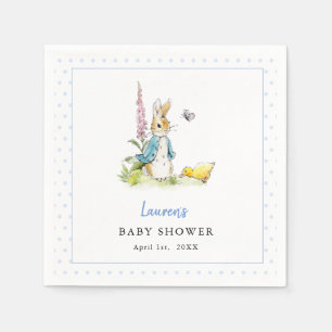 Serviette En Papier Baby shower Peter Rabbit serviettes