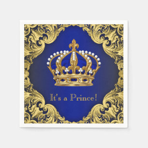 Serviette En Papier Baby shower Prince Boy