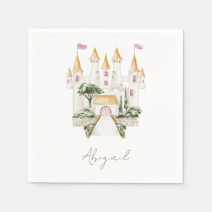 Serviette En Papier Baby shower Princess Castle