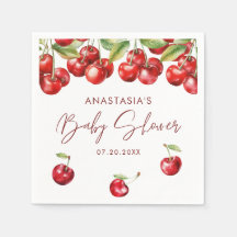Baby shower Red Cherry