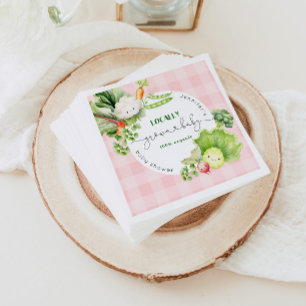 Serviette En Papier Baby shower rose fille cultivé localement Marché d