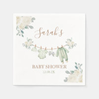 Baby shower Vêtements de bébé vert Sage