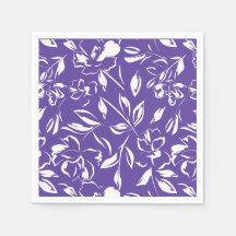 Baby shower violet fleur sauvage