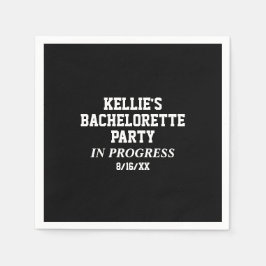 Serviette En Papier Bachelorette Party En cours Naples