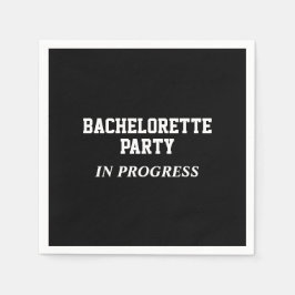Serviette En Papier Bachelorette Party En cours Naples