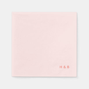 Serviette En Papier Bachelorette rose clair