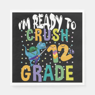 Serviette En Papier Back to School I'm Ready To Crush
