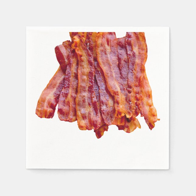 Serviette En Papier Bacon Bacon (Devant)