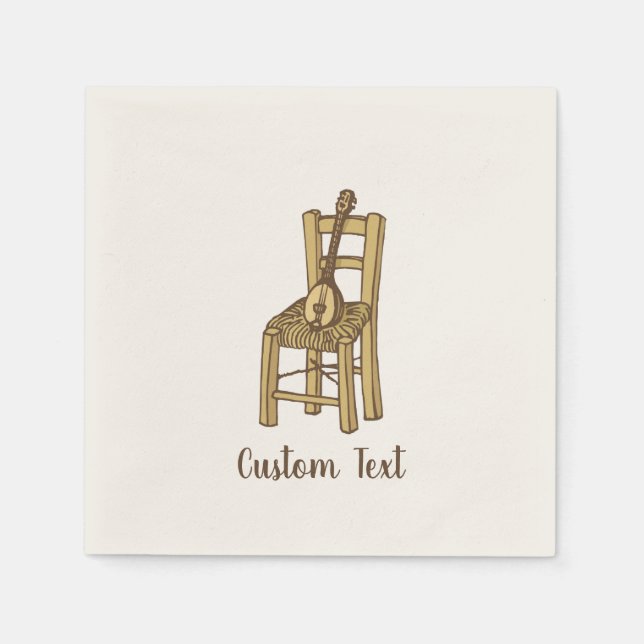 Serviette En Papier Baglama sur la chaise (Devant)