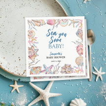 Baignoire en coquillages Baby Shower