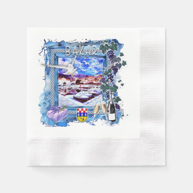Serviette En Papier Bakar (Devant)