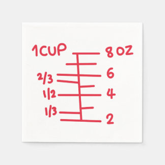 Serviette En Papier Baking Party Mesure Coupe Napkin