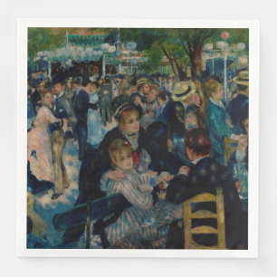 Serviette En Papier Bal au Moulin de la Galette - Auguste Renoir