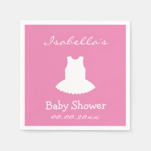 Serviette En Papier Balerina tutu tutu baby showers sur mesure