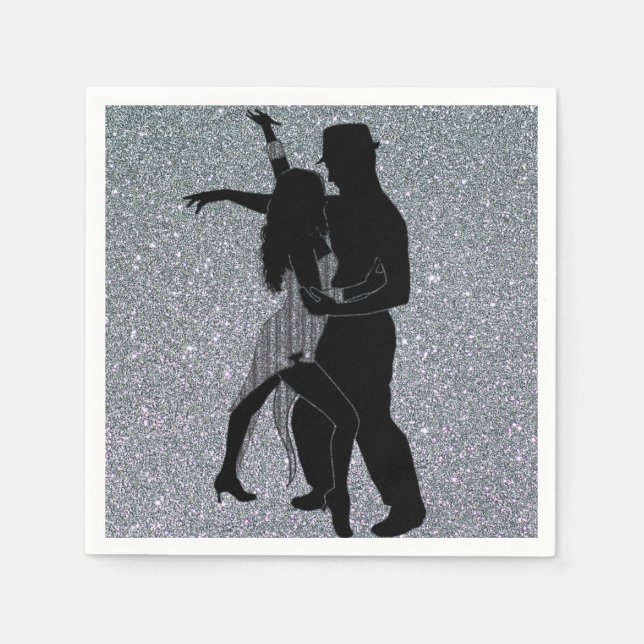 Serviette En Papier Ball Room Dancing Party Napkins (Devant)