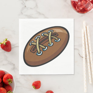 Serviette En Papier Balle de rugby