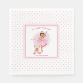 Serviette En Papier Ballerina Baby Pink