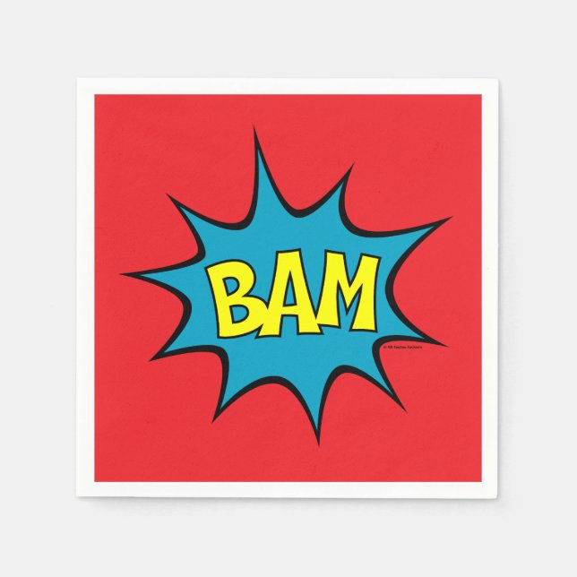 Serviette En Papier Bam ! (Devant)