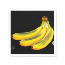 Banane noire jaune
