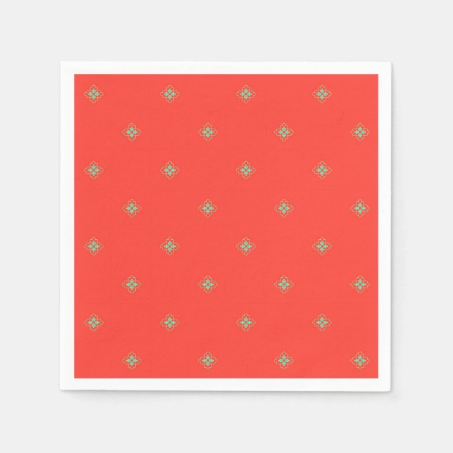 Serviette En Papier Bandanna Papier Napkin (Devant)