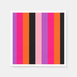 Serviette En Papier Bandes d'Halloween contemporaines