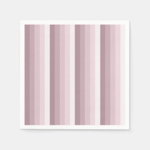 Serviette En Papier Bandes d'ombre à quartz rose