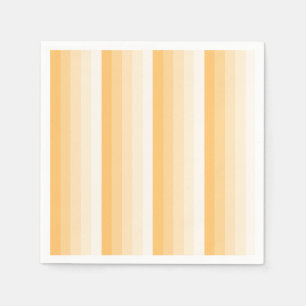 Serviette En Papier Bandes d'ombre jaune