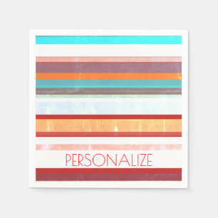 Serviette En Papier Bandes personnalisées