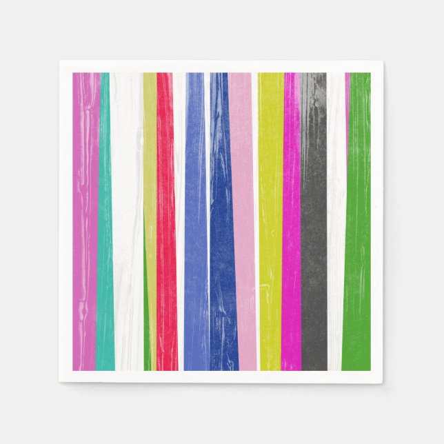 Serviette En Papier Bandes verticales (Devant)