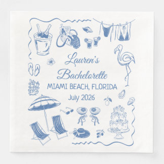 Serviette En Papier Bannière de destination personnalisée pour enterre