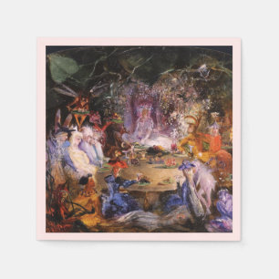 Serviette En Papier BANQUET FÉERIQUE Fées des Bois 