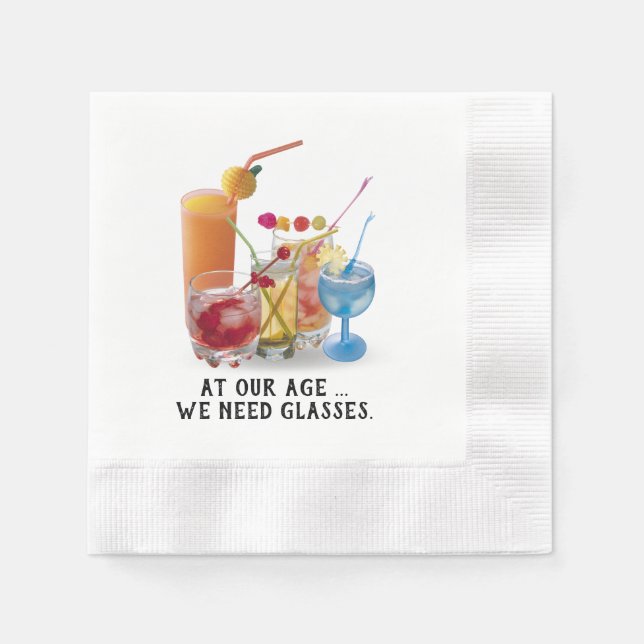 Serviette En Papier Bar Cocktails Collection Napkins (Devant)