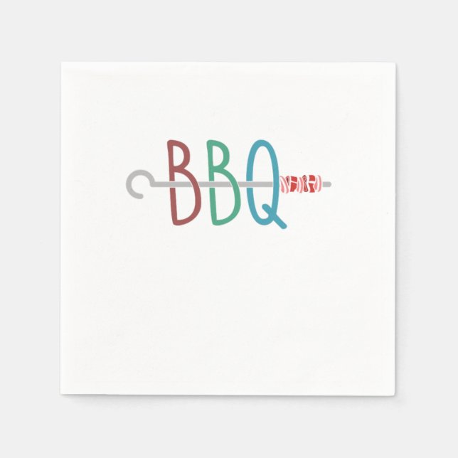 Serviette En Papier Barbecue Barbecue Barbecue Son Temps Grill (Devant)