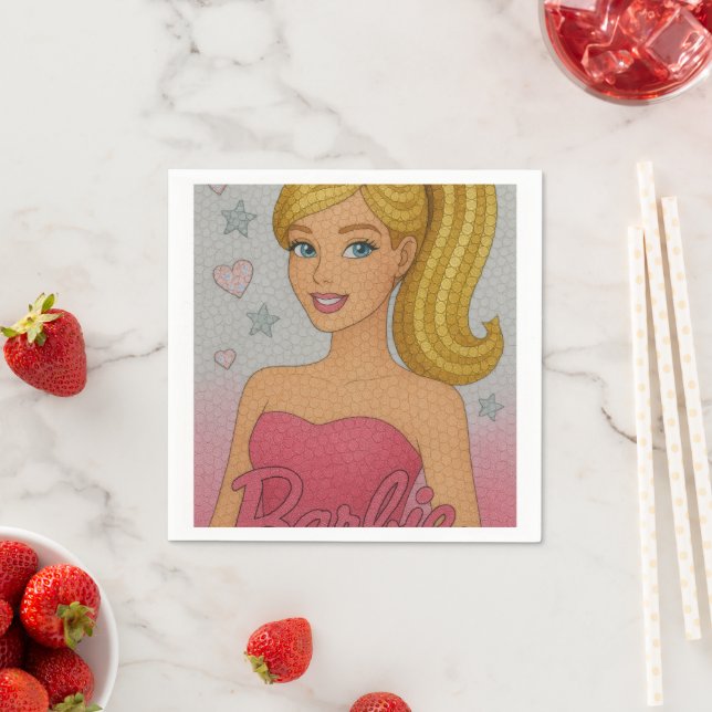 Serviette En Papier barby (En situation)