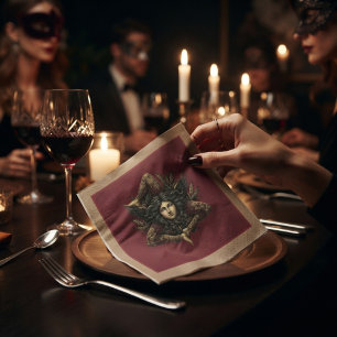 Serviette en papier baroque Trinacria Halloween